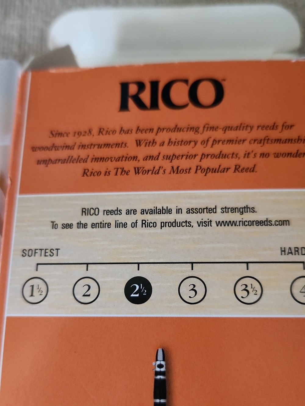 Rico Clarinet Reeds - Picture 3 of 8